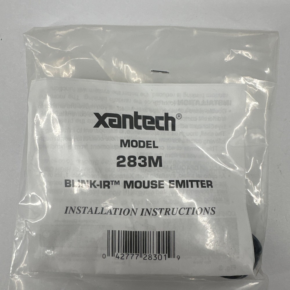 XANTECH 283M Blink IR Mouse Emitter 7 foot Cord 3.5mm Stereo Jack