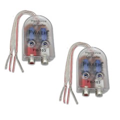 2/4Pcs Level Car Speaker High to Low Impedance Converter 2 Channel RCA Line Out