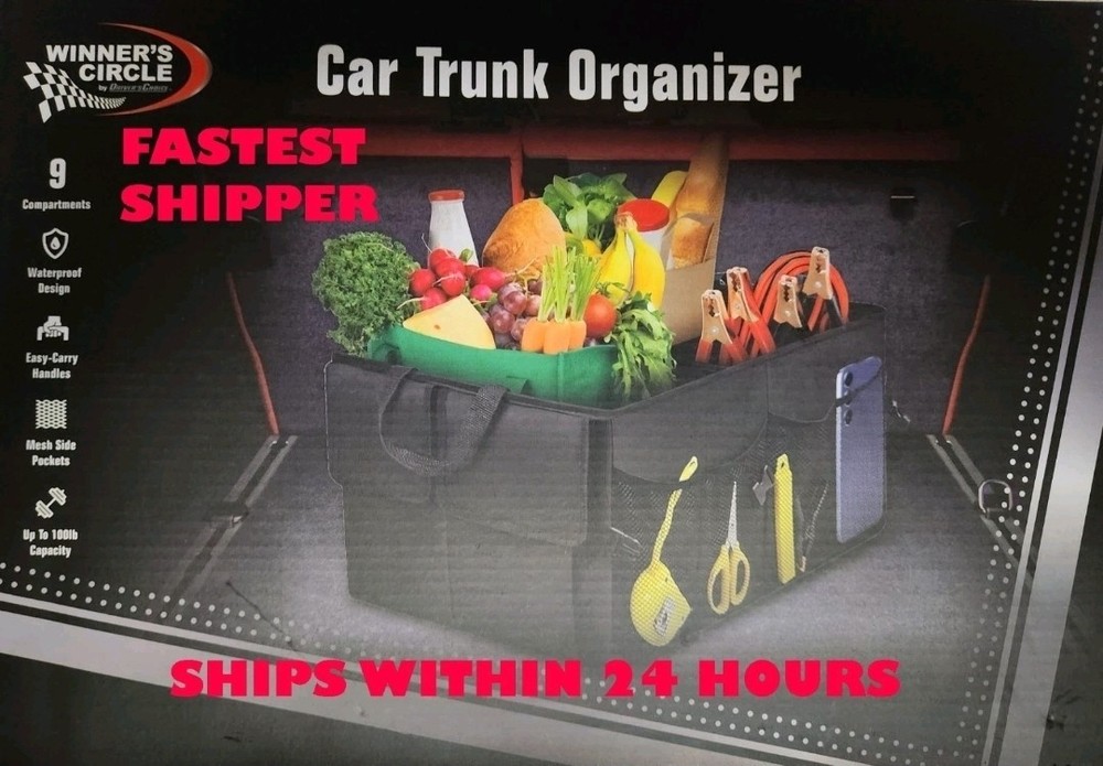Winners Circle Car Trunk Organizer – SHIPS IN 24 HOURS