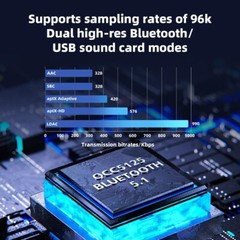 FiiO BTR13 Bluetooth Headphone Amplifier w/LDAC, aptX HD.., 3.5mm & 4.4mm (Blue)