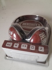 NEW Hershey’s Stereo Wired Headphones Adjustable Headband Comfort Ear Cushions