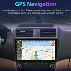 FOR HONDA ACCORD 2003-2007 ANDROID AUTO APPLE CARPLAY CAR STEREO GPS NAVI RADIO