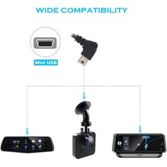 Plozoe 11.5ft Dash Cam Hardwire Kit Mini USB 12V-24V to 5V Car Power Cable