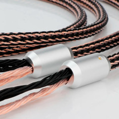 Pair Bi-wire Audio Speaker Cable 24 Strands 7N OCC Loudspeaker Wire Banana Plugs