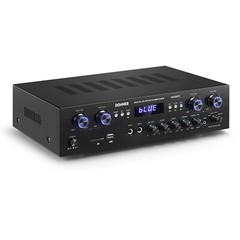 Donner MAMP5 Bluetooth Audio Power Amplifier Receiver 440W 4 Channel HiFi Amp