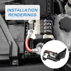 Fuse Box Battery Terminal with Cover for Chevy Cruze & Orlando 2011-2016