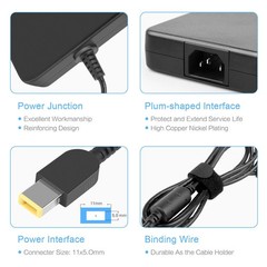 20V 11.5A AC Adpater for Lenovo ThinkPad P70 P50 Power Supply