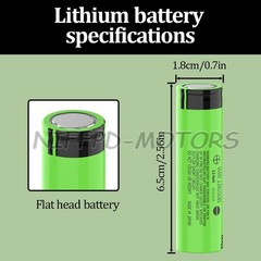 18650 Battery for 1/2/4/6 Pack 3.7 Volt 18650 Rechargeable 3000mAh