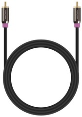 Subwoofer Cable (10 FT) RCA to RCA Audio Stereo Cable, Male to Male – Dual Sh…