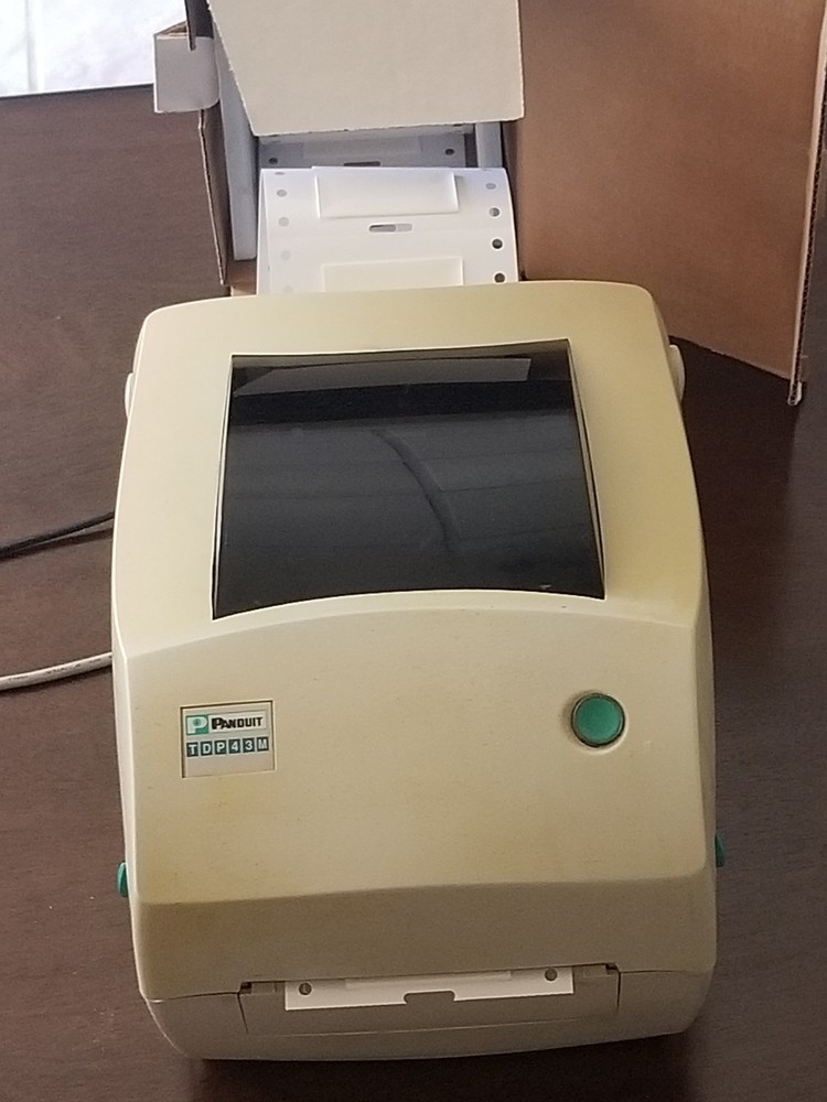 Panduit TDP 43 MY 300 Dp Thermal Transfer Desktop Printer / Label Printer