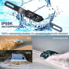 4.3″Car Rear View Mirror Monitor with No1 Bracket Backup Camera License Plate US