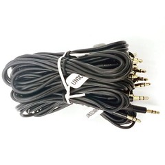 Wholesale Audio Extension Cables 3.5mm AUX MP3 Cable 2m / 6.6Ft Bulk Lot UNICORN