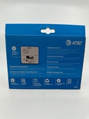 AT&T 1740 Digital Answering System With Time and Day Stamp – White – NEW