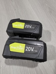 Lot of 2 SnapFresh 20V 4.0Ah Li-ion Batteries BBT-DC40A
