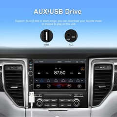 Double Din Apple Carplay Android Auto 7″ Car Stereo Radio Bluetooth Touch Screen