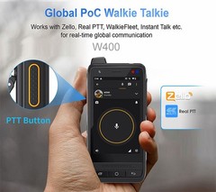 ANYSECU W400 4G Network Radio Android 15 Zello Real-ptt F400 Smartphone NFC WIFI