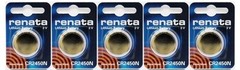 CR2450N RENATA WATCH BATTERIES 2450 (1 piece) New packaging Authorized Seller