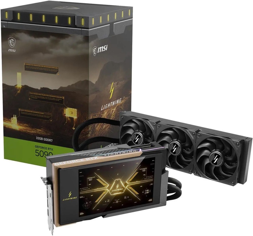 NEW NVIDIA MSI GeForce RTX 5090 LIGHTNING Z 32GB – 1 of 1300 – G5090-32LZ++