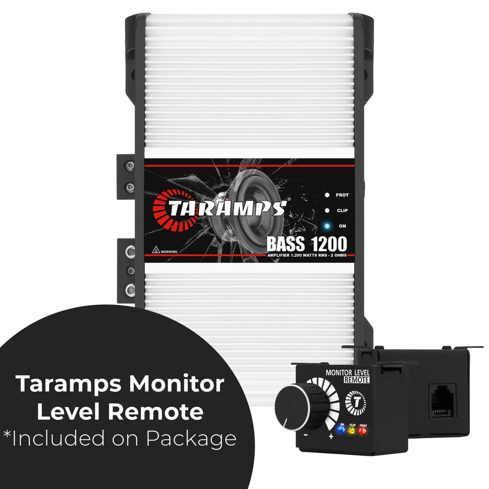 [US SELLER] Taramps Bass 1200 2 Ohm Monoblock Amplifier Rms 1 Channel 14.4VDC