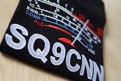 S-meter with Callsign, t-shirt, Embroidery for Ham Radio Size S-5XL