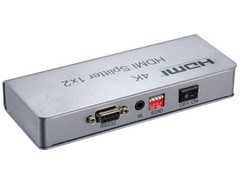 4K HDMI Splitter 1X2 1080P HDMI Switch Splitter with EDID RS232 TV HDTV 1 to 2