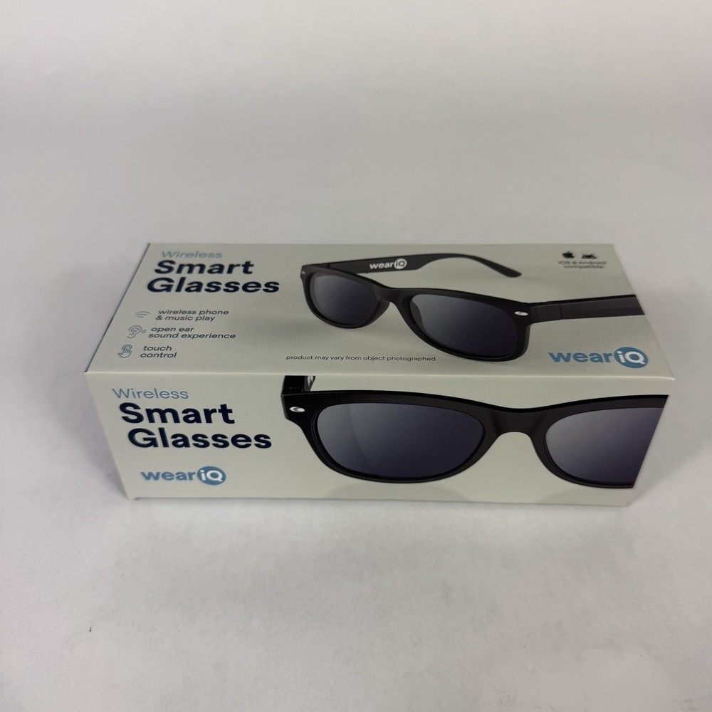 Wear IQ Smart Glasses with Wireless Phone and Music Play Touch Control Polarized