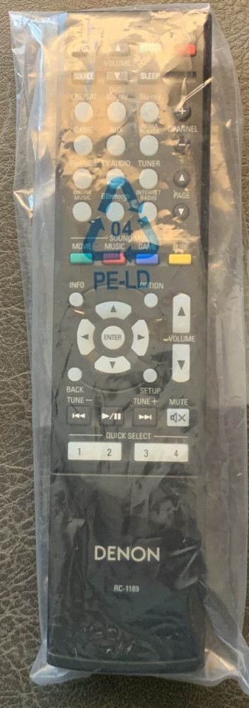 Denon RC-1189 Remote Control – Used, Pro Cleaned and Tested.