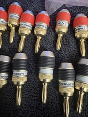 Mediabridge Banana Plugs Corrosion Resistant 24k Gold Plated Connectors 28 Piece