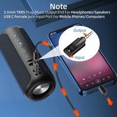 USB C to 3.5mm Audio Adapter, Type C Female to 1/8 “TRRS Male Headphone Jack …