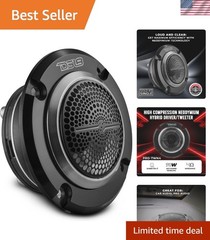 Professional 1-Inch Tweeter with 280 Watts of Power – Neodymium Sound