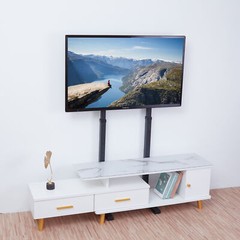 32 -100″ Large TV Floor Stand Base TV Mount Holder Bracket Living Room Bedroom