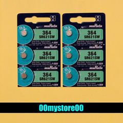 6 Murata / Sony 364 (SR621SW) Watch Battery [Exp 2026] Ships from CA