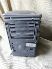Sony Mega Watchman FD-500 Black & White Portable TV AM/FM Receiver Vintage Works