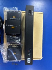 HDMI Extender Splitter Up to 165ft 1 in 4 Out Over Cat5e or 6 or 7 Repeater B…
