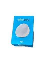 Amazon Echo Pop Smart Speaker – Glacier White