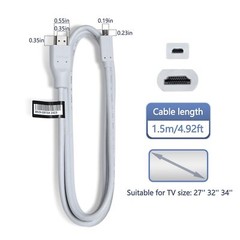 Brand New Cable Matters High-Speed 4K 60Hz Micro HDMI to HDMI Cable 1.5M/4.92 Ft