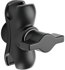 Metal Double Socket Arm Compatible RAM Mount Arm, 1″ Double Ball Adapter, 360°