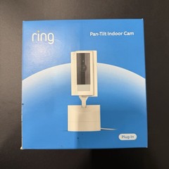 Ring Pan-Tilt Indoor Cam (Newest Model) 1080p, WiFi 360° Pan,Two-Way Talk, White