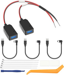 Dashcam Power Adapter,(Universal) Compatible with All Models,Dual DC Buck Conver