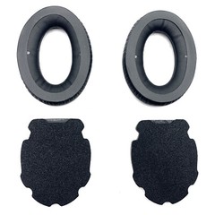 New For Aviation Headset X A10 A20 Bose Headphones 1Pair Black Ear Pads Cushions