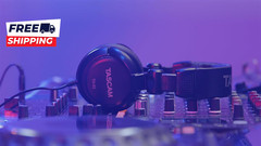 TH-02 Professional Studio Monitor Headphones Wired over Ear