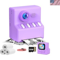 Creative Instant Camera for Kids Aged 3-12 – 48MP, Print Photos & Record Videos!