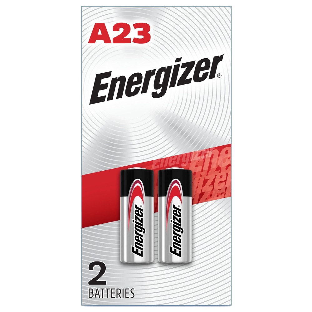 Energizer A23 Battery 12Volt 23AE 21/23 GP23 23A 23GA MN21 2 Pack Sealed