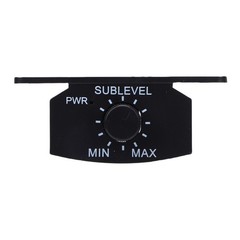 6 Pin Universal Bass Control Knob For Car Amplifier Black Excellent