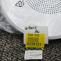 Speco G86TG: 8″ Ceiling Speaker – 85Hz to 20kHz Frequency Response – White