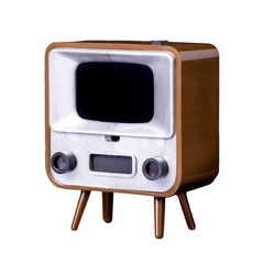 TinyTV 2 Portable Retro Mini TV, Brown