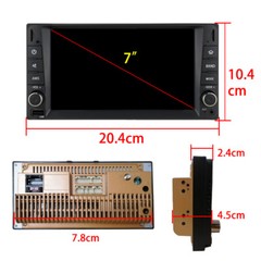 GPS Touch Screen 7″ WiFi Mirrorlink 2 Din Car Radio Stereo Android 9.0 Bluetooth