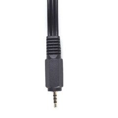 2.5mm Mini Stereo Aux Plug To 3 RCA Male Adapter AV Audio Video Cable 1.5m (US)