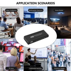 hdmi splitter 1 in 4 out- 4 output splitter, 1X4 splitter- 4 Port Powered