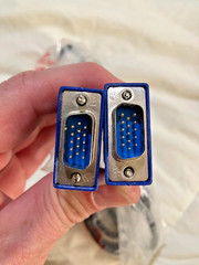 VGA Round Cable Male to Male 6 Foot Never Used in Plastic